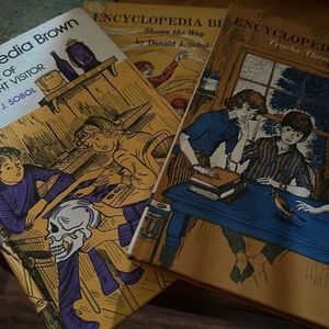 Vintage Encyclopedia Brown books. Bundle of 3